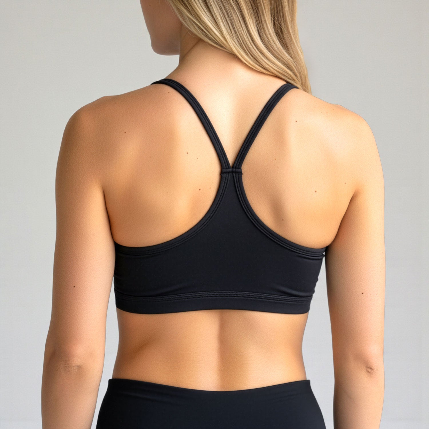 Niparons Unpadded Sports Bra - Black